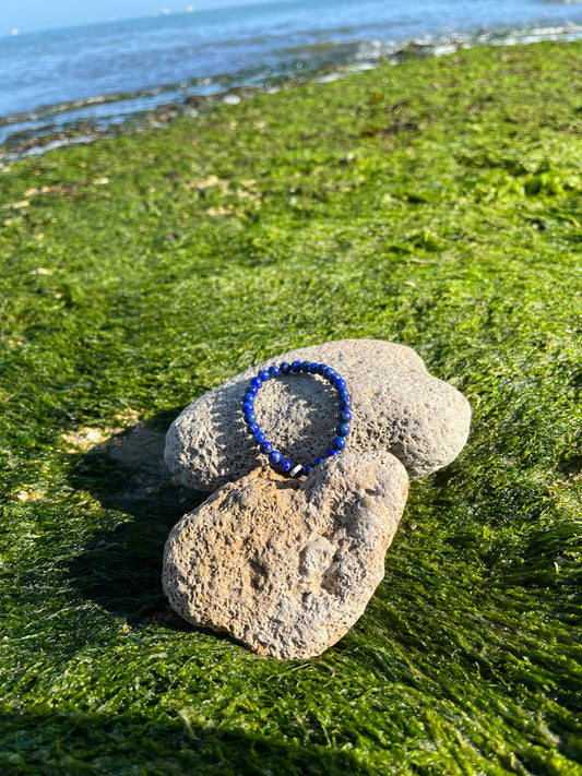 bracelet Lapis lazuli 4mm